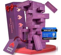 Deep Speak Spicy Blocks - Games for Couples for Two, Valentine's Day, Wedding Anniversary & Anniversary, Couple Time, Date Night Ideas, Stimulating Game with Questions & Tasks for Adults