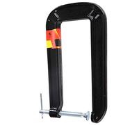 Deep Throat C Clamp, Heavy Duty Steel Heat Treatment G Type Woodworking Deep C Clamp Carpentry Clamping Device (Clamping Thickness 60* Depth 180mm)