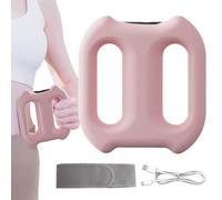 Deep Tissue Massage Ring - with 5 Speeds Fascia Solution Massager for Cellulite - Portable Roller with Strap for Legs Thigh Belly Yoga Fitness Training Travel Office Gym Runner