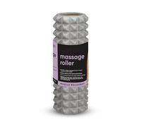 Deep Tissue Massage Roller, Grey, Hard Structural Foam Roller for Muscle Recovery, Pain Relief & Post-Workout Therapy