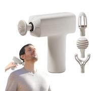 Deep Tissue Massager, Fascia Relaxing Device, Massager with 4 Heads and 3 Adjustable Modes for Home Use Relaxation and Travel