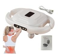 Deep Tissue Massager for Knots | Type-C Charging Adjustable Leg Massager With 6-Head,Fitness Equipment And Accessories for Belly Butt Abdominal Shower Female Back Legs Thighs Arms