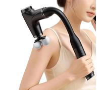 Deep Tissue Massager, Low Noise Long Handle, Muscle Gear with Smart Style, Utility Helper for Daily Relief, Care Charm, Massage Helper for Arms Shoulder Calf Back Thigh Neck Buttocks Soles Home Gym