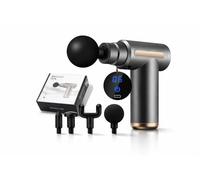 Deep Tissue Mini Massage Gun,6 Speeds Cordless Handheld Muscle Massager with 4 Heads, Portable Handheld Muscle Massager for Muscle Pain Relief Recovery and Relaxation. (Grey)