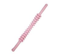 Deep Tissue Muscle Massage Roller with Spiked Surface, 55cm Fitness Foam Roller for Muscle Recovery & Arm Strength Training, Home Gym Equipment for Yoga & Workout(Pink)
