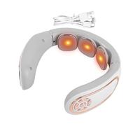 Deep Tissue Neck Massager, Heated Neck Massager Relax Tool, 14.6x14x4.8cm Muscle Relaxing Device with 3 Level Settings Personal Wellness Device, Ideal for Home Travel Bedtime Post Exercise Recovery