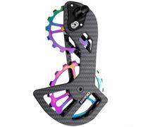 Deep Tooth Derailleur Pulley for Smooth Chain Shift | T1000 carbon fiber body, CNC machined interface, lightweight durability, reduced rotational mass, high strength