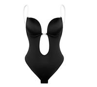 Deep v Neck Backless Body Shaper Bra Bodysuit Thong Shapewear Women Tummy Control Underwear Wedding