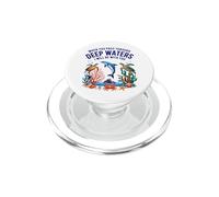 Deep Waters Isaiah 43 Christian Faith Bible Verse Seaside PopSockets PopGrip for MagSafe