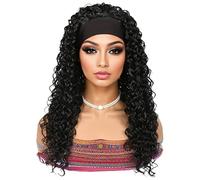 Deep Wave Curly Wig | Human Hair Lace Front Wig | Curly Lace Front Wig | Long Curly Human With Breathable Mesh Cap | Adjustable Hairwigs Hair Extensions, Fashion Headwear