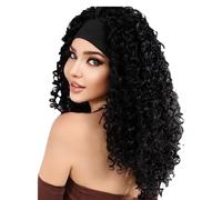 Deep Wave Curly Wig | Long Curly Human Lace Front Wig with Breathable Mesh Cap - Fashion Headwear Realistic Hair Extensions, Adjustable Hairwigs for Women