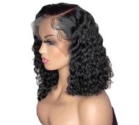 Deep Wave Lace Front Wigs Human Hair HD Transparent Lace Front Wigs Pre Plucked with Baby Hair for Women Natural Hairline(20inch)
