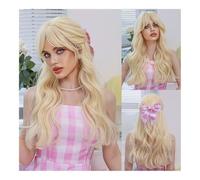 Deep Wave Lace Front Wigs Human Hair, Wig mermaid dress up long curly hair ice blue gradient mermaid Cosplay wig,Gold