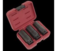 Sealey Impact Socket Set SX319 3pc 1/2" Sq Drive Weighted