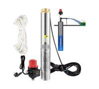 Deep Well Submersible Pump with Automatic Pressure Switch, High Flow 105L/min, 750W Power, 20M Cord for Efficient Water Transfer in Agriculture, Irrigation, and Home Use