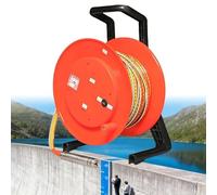 Deep Well Water Level Meter with Stainless Steel Probe, Groundwater Measuring Tools for Well Repair, Indicator Light, Peak Display 25mm-150m/492ft