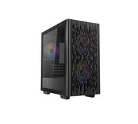 DeepCool MATREXX 40 3FS Micro ATX Tower Black Case with Tri-Colour LED Fans