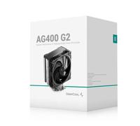 DeepCool AG400 G2 CPU Air Cooler - Black 120mm PWM Fan 4 Heatpipes Intel/AMD