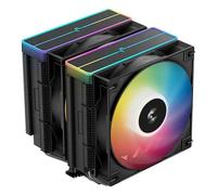 Deepcool Ag620 Bk Argb V2 Dual-Tower Cpu Air Cooler With 120Mm Argb Fans Compati
