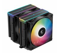 Deepcool Ag620 Bk Argb V2 Dual-Tower Cpu Air Cooler With 120Mm Argb Fans Compati