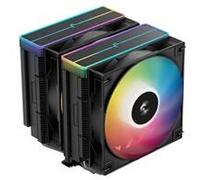 Deepcool Ag620 Bk Argb V2 Dual-Tower Cpu Air Cooler With 120Mm Argb Fans Compati
