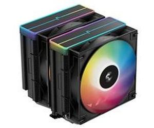 DeepCool AG620 BK ARGB V2 Dual-Tower CPU Air Cooler with 120mm ARGB Fans, Compatible with Intel LGA 1851/1700/1200/115x & AMD AM5/AM4