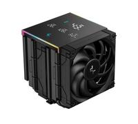 DeepCool AK620 Digital Pro CPU Air Cooler Dual-Tower with Digital Display 120mm FDB Fans ARGB Lighting 6 Copper Heatpipes LGA1700/AM5 Compatible High-Performance Quiet Cooling for Gaming PCs