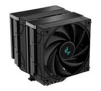DeepCool AK620 ZERO DARK CPU Cooler, 2x120mm Fan, 1850rpm, 68.99 CFM, PWM, Aluminium Fins, Copper Heatpipes, Intel/AMD