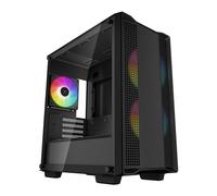 DeepCool CC360 ARGB Mid Tower Gaming Case - Black