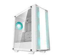 DeepCool CC560 WH ATX Mid Tower White Gaming Case - 4 x Fans - Glass Side