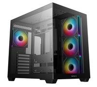 DeepCool CG530 4F Dual Chamber Mid-Tower ATX PC Case - Black