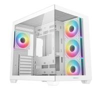 DeepCool CG530 4F White Tempered Glass Dual Chamber Mid-Tower ATX PC C
