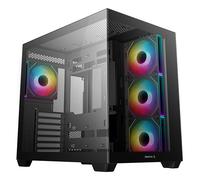 DeepCool CG530 4F Dual Chamber Mid-Tower ATX PC Case - Black