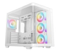 Deepcool Cg530u 4F Wh CaseWhite Mid- Tower 2X Usb 3.0 Tempered Glass Side Window