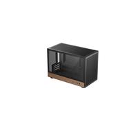 DeepCool CH260 Micro-ATX Mini Tower Gaming PC Case - Wood, Tempered Glass, Black