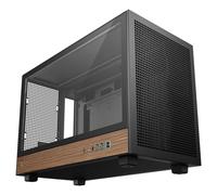 DeepCool CH260 Micro-ATX Mini Tower PC Gaming Case - Black, Wood