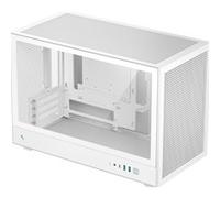 DeepCool CH260 White Micro-ATX Case, High-Airflow Compact PC Case with Tempered Glass Panel, USB-C Port, Supports 360mm Radiator, ATX PSU
