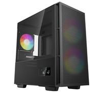 DeepCool Gaming PC Case CH360 DIGITAL Micro ATX Tempered Glass Black