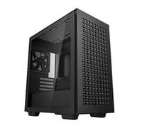 DeepCool CH370 Tempered Glass MicroATX Gaming PC Case with 1 x Fan - Black