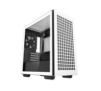 DeepCool CH370 WH Micro ATX Tempered Glass Gaming PC Case - White