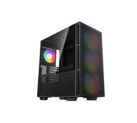 DeepCool CH560 Black Micro-ATX Mini Tower Case With Window - 4 ARGB Fans