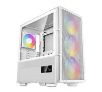 DeepCool CH560 Digital, White, Mid Tower Gaming Case, Tempered Glass, 4x ARGB Fa