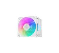DeepCool 120mm FD12 ARGB PWM Fan Triple Pack - White
