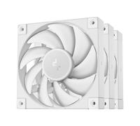 DeepCool FD12 WH-3 IN 1 120mm PWM Triple Chassis Fan Pack in White
