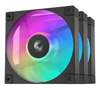 DeepCool 120mm FD12 ARGB PWM Fan Triple Pack - Black