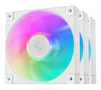 DeepCool 120mm FD12 ARGB PWM Fan Triple Pack - White