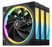 DeepCool FL12 120mm PWM 3 Pack Reverse Fan - High Performance, Low Noise, Fluid Dynamic Bearing, 36 ARGB LEDs, 500-2150 RPM, 55 CFM Airflow