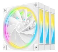 Deepcool Fl12 120Mm Pwm 3 Pack Reverse White Fan - High Performance Low Noise Fl