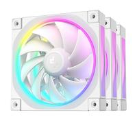 DeepCool FL12 120mm PWM ARGB Case Fan - High Performance - White - 3 Pack