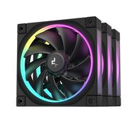 DeepCool FL12 120mm PWM PC Case Fan - Black 3 Pack